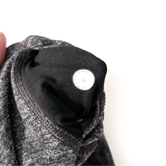 LULULEMON | Wunder Under High Rise Pant 28” Heathered Black Grey Size 4 - Picture 11 of 12